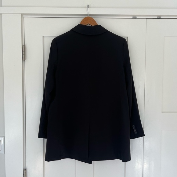 H&M Double Breasted Blazer Jacket Sz M - Picture 4 of 7